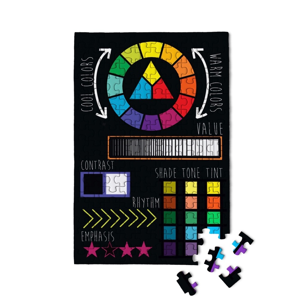 MicroPuzzles YeahPuzzles Elements of Art 150 Piece Jigsaw Puzzle